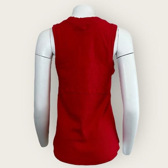 NWT | Bobi Los Angeles | Inset V-Neck Tank | Chili | Medium - Picture 2 of 14